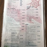 Menu 1  at Sol de Maple in Cozumel