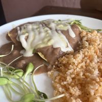 Enfrijoladas 💚  at Sol de Maple in Cozumel