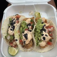 Their incredible cauliflower tacos  at Sol de Maple in Cozumel