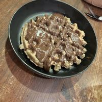 Waffle  at Sol de Maple in Cozumel