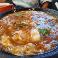 Signature vege fish maw soup at City Veggie in Kota Kinabalu