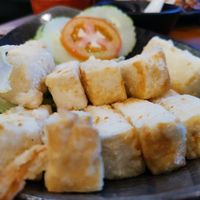 Deep fried bean curd at City Veggie in Kota Kinabalu