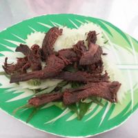 Fried Mushrooms at Vegetarian Food in Phnom Penh