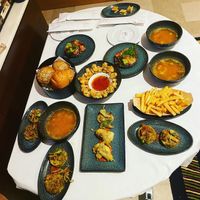 Vegan room service platter  at The Creek Bistro Chic in Tunis