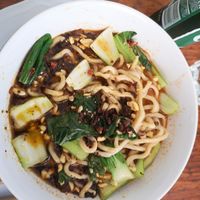 Sichuan dan dan noodles (vegan) at Sibiriens Sinokök in Stockholm