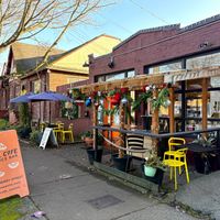 December vibes at Central Cafe and Juice Bar in Seattle