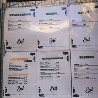 Menü at Exil in Regensburg