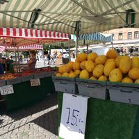 Fruits at Möllevångstorget in Malmo