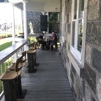 Patio at Le Presbytère in Saint-stanislas-de-champlain