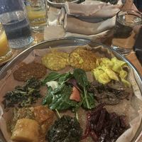 Bayaynetu for 1 with injera  at Demera in Chicago