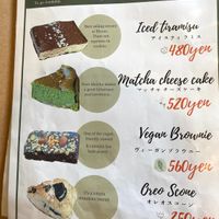 Desserts (only the brownie is vegan) at Bloom Coffee Okinawa - ブルームコーヒーオキナワ in Okinawa