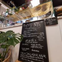 Menu. Soup served until late, warm sandwiches until 5 pm. at Bonne Femme in Johanneshov