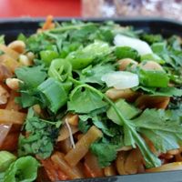 vegan pad thai at Cook County Whole Foods Co-op in Grand Marais