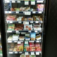 vegan alternatives case at Cook County Whole Foods Co-op in Grand Marais