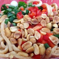 peanut noodle salad at Cook County Whole Foods Co-op in Grand Marais