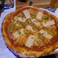 Vegan Rustico Pizza at Montevino in Schierke