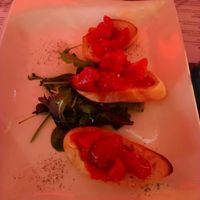 Bruchetta (sorry for bad lighting) at Montevino in Schierke