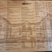 The menu (Aug. 2020) at Montevino in Schierke