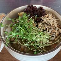 Lentil and broccoli stew  at Mama  in Reykjavik