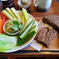 Humus Platter at Mama  in Reykjavik