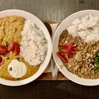 Dahl and lentils   at Mama  in Reykjavik