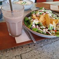 Mexi salad with chocolate tahini at Mama  in Reykjavik