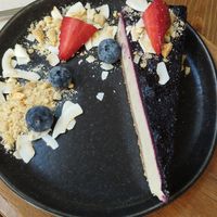 Cheese cake vegan at Mama  in Reykjavik