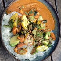 Vegan mole Amarillo   at Cosmica in Boston