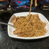 Chow mein with fried tofu(asked for this) at Golden Flower in Reno