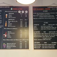Menu at Green Stub in Hegenheim