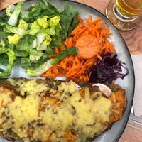 Vegan “Tartine gratinée” at Green Stub in Hegenheim