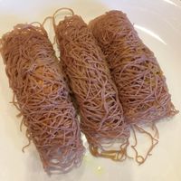 String Hoppers - loaded & rolled like a tortilla. at House of Curry in Rosemount