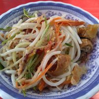 After mixing at Banh Tam Bi in Chau Doc