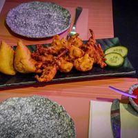 Vegan Snack Platter at The Vegan Indian in Amsterdam