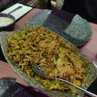 Vegan Biryani at The Vegan Indian in Amsterdam