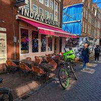 Outside of The Vegan Indian at The Vegan Indian in Amsterdam