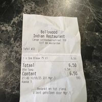   at The Vegan Indian in Amsterdam