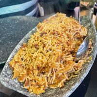 Vegan chicken biryani   at The Vegan Indian in Amsterdam
