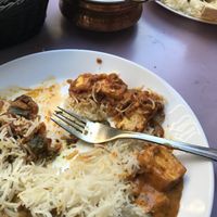 Vegan curry dishes at The Vegan Indian in Amsterdam