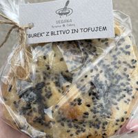 Vegan Burek with tofu  at Vegansko.si in Ljubljana