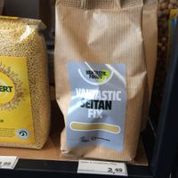 Seitan mix? Are you kidding?   at Vegansko.si in Ljubljana