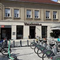 Front of the store  at Vegansko.si in Ljubljana