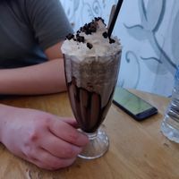 Oreo milkshake at Thrive in Cambridge