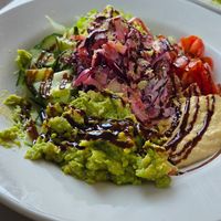 Thrive salad (b*con tempeh MIA) at Thrive in Cambridge