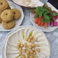   at Falafel Amo in Bandhagen