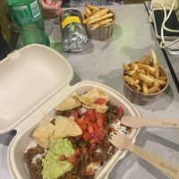 Mushroom veggie option bowl😄 at Guzman y Gomez in Melbourne