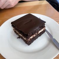 Brownie cheesecake   at Vegan Pip's in Leeuwarden