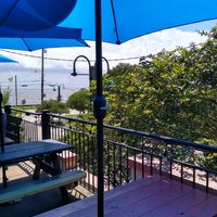 Overlooking the water at McClain's Pizzeria in Mandeville