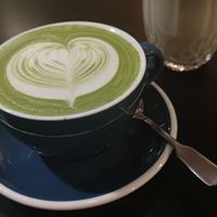 Matcha lait d'avoine at Cafe 1802 in Rennes