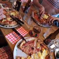 The best vegan pizza in town  at Satriale's in Utrecht